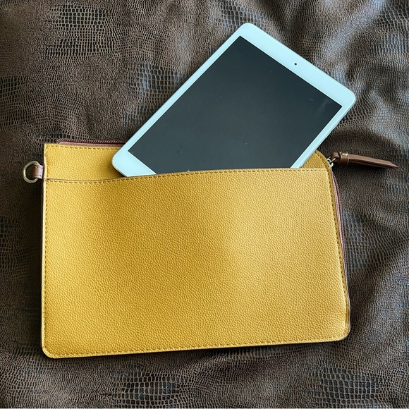 Other - Yellow and brown Tablet Sleeve for Stylish Protection